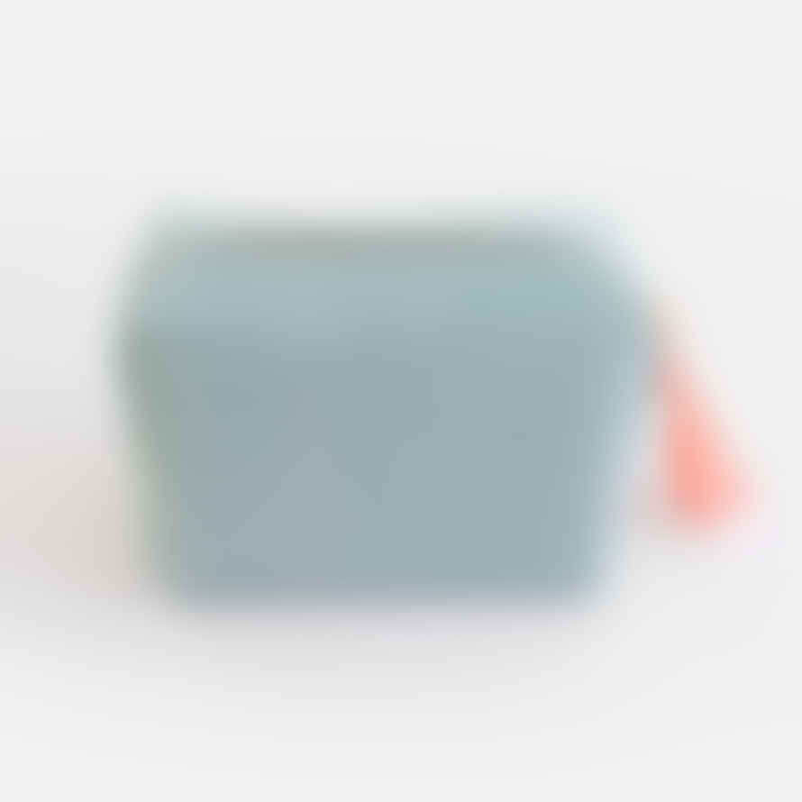 Caroline Gardner Blue Cosmetic Bag Mini Cube