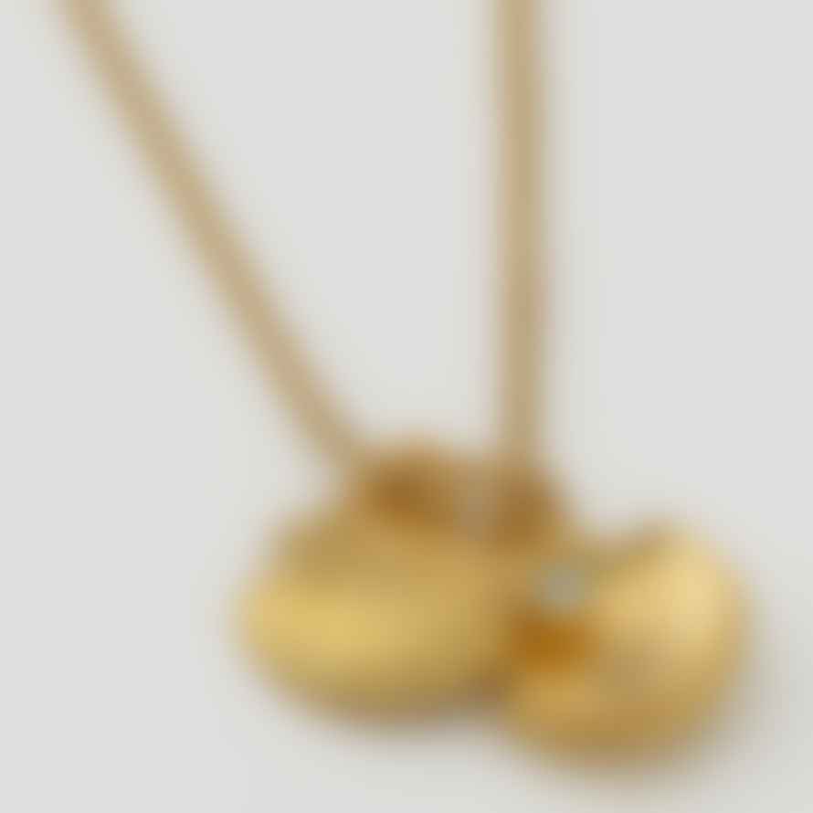 Alex Monroe Gold Open Shell Opal Necklace
