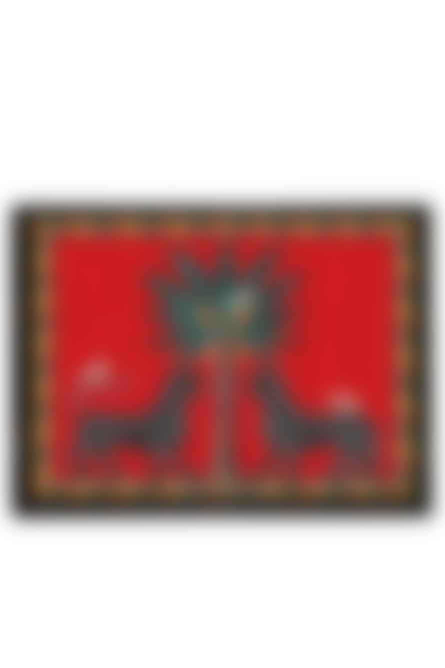 Ortigia Tray Mosaico Red Medium