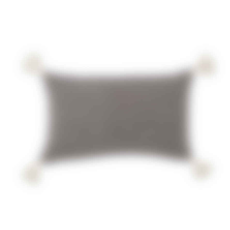 Bloomingville Rectangular Embroidered Cushion