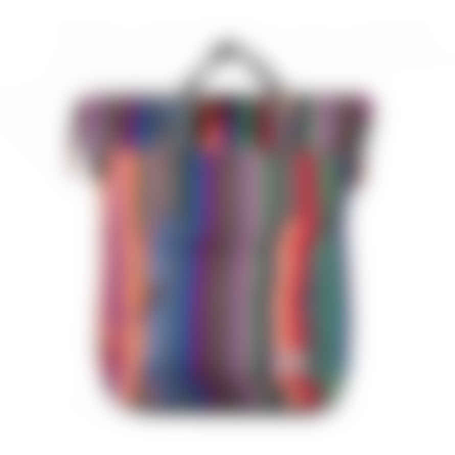 ROKA Back Pack Bantry B Small In Recycled Sustainable Nylon Multi Stripe