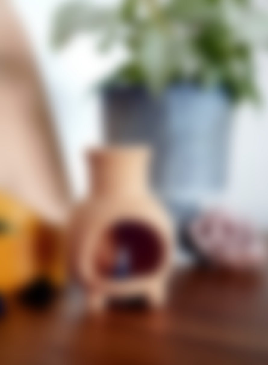 Paddywax Chiminea Ceramic Incense Cone Holder In Kraft Packaging - Palo Santo & Sage