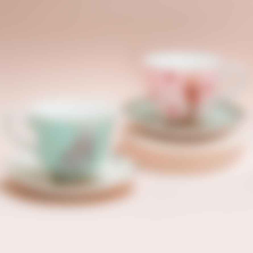 Yvonne Ellen 250ml Cup and Saucer - Gift Box - Set of 2