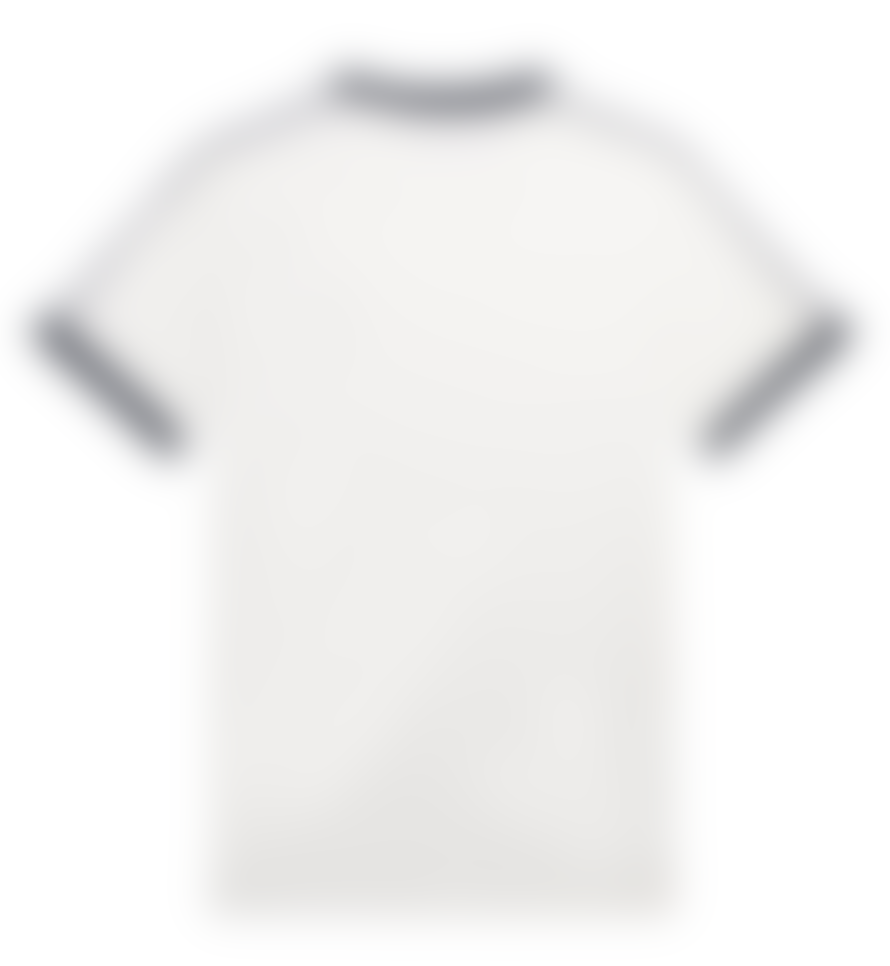 Fred Perry Authentic Taped Ringer Tee White