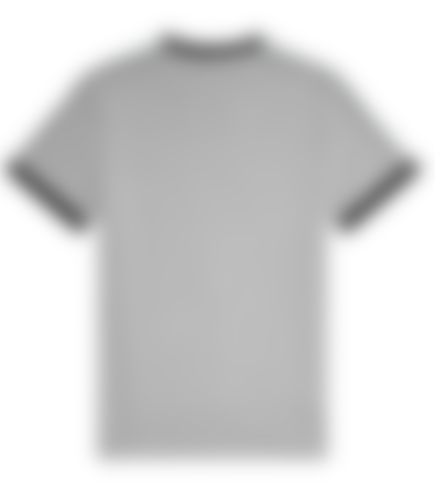 Fred Perry Authentic Taped Ringer Tee Steel Marl
