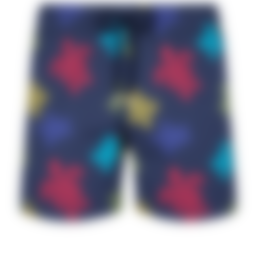 Vilebrequin Vilebrequin Moorise Stretch Swim Shorts Ronde Des Tortues Navy