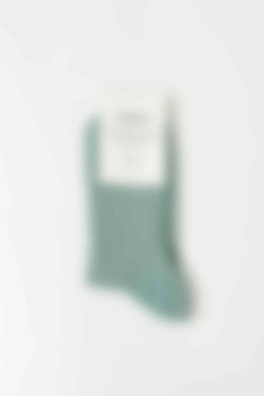 Woron Aqua Green Organic Cotton Socks