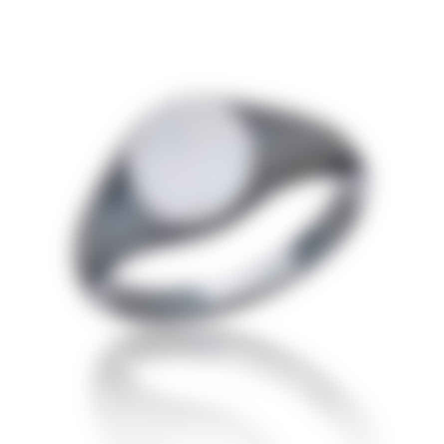 CollardManson Oxidised 925 Silver Signet Ring