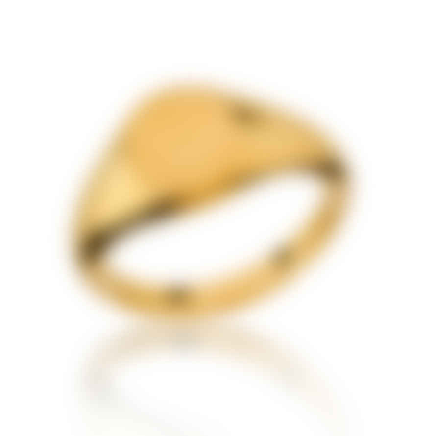 CollardManson Gold Plated 925 Silver Signet Ring