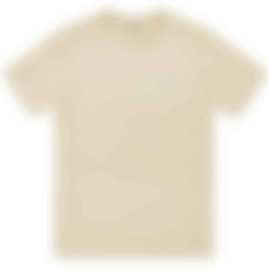 Guess Small Embro Pigment Dyed T Shirt Bleached Straw