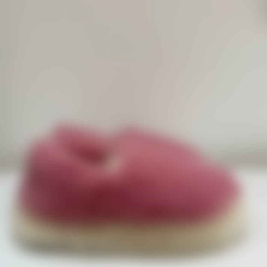 Yoko Wool Pink Wool Slippers