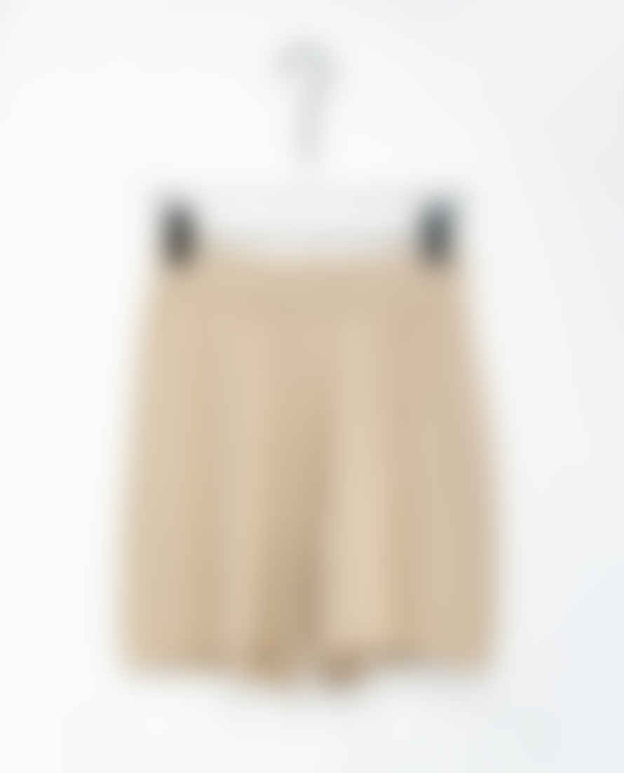 Beaumont Organic Ss22 Gertie Organic Cotton Shorts In Sand