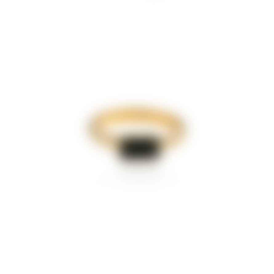 Anna Beck Smooth Rectangular Ring In Black Onyx Rg10247