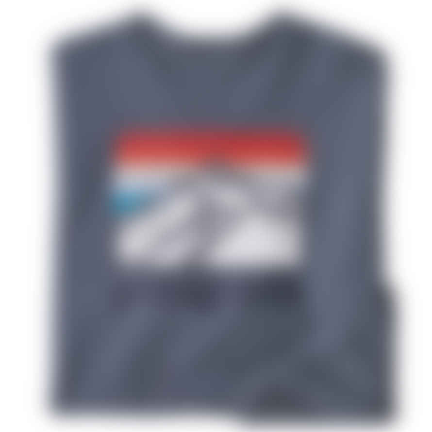 Patagonia Camiseta L/s Line Logo Ridge Responsibili - Plume Grey