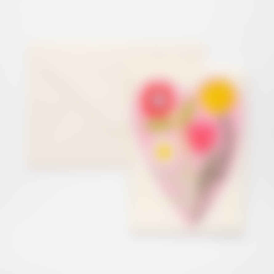 Julia Davey Floral Heart Card By Hadley Paper Goods