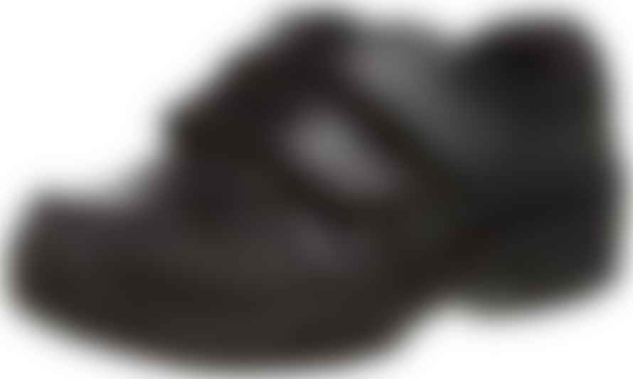 Hush Puppies Jezza Leather School Shoes (black)