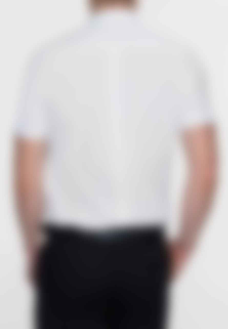 Merc London Baxter Short Sleeve Shirt - White