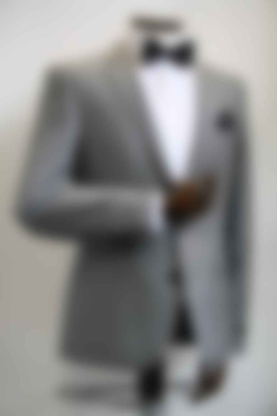 Knightsbridge Neckwear Micro Polka Dot Pre-tied Silk Bow Tie - Black / White