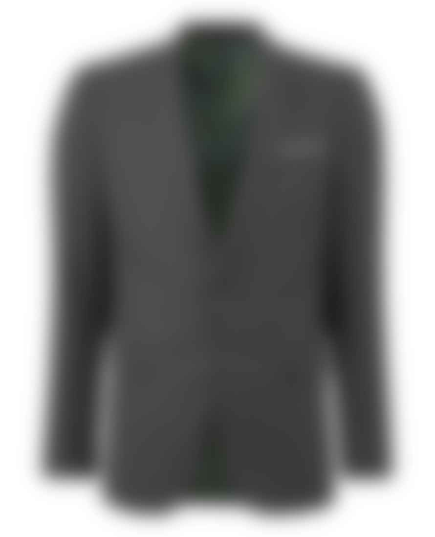 Remus Uomo Mario Charcoal Grey Textured Suit Jacket