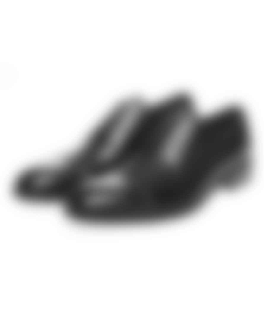 John White Melton Grain Derby Shoes - Black