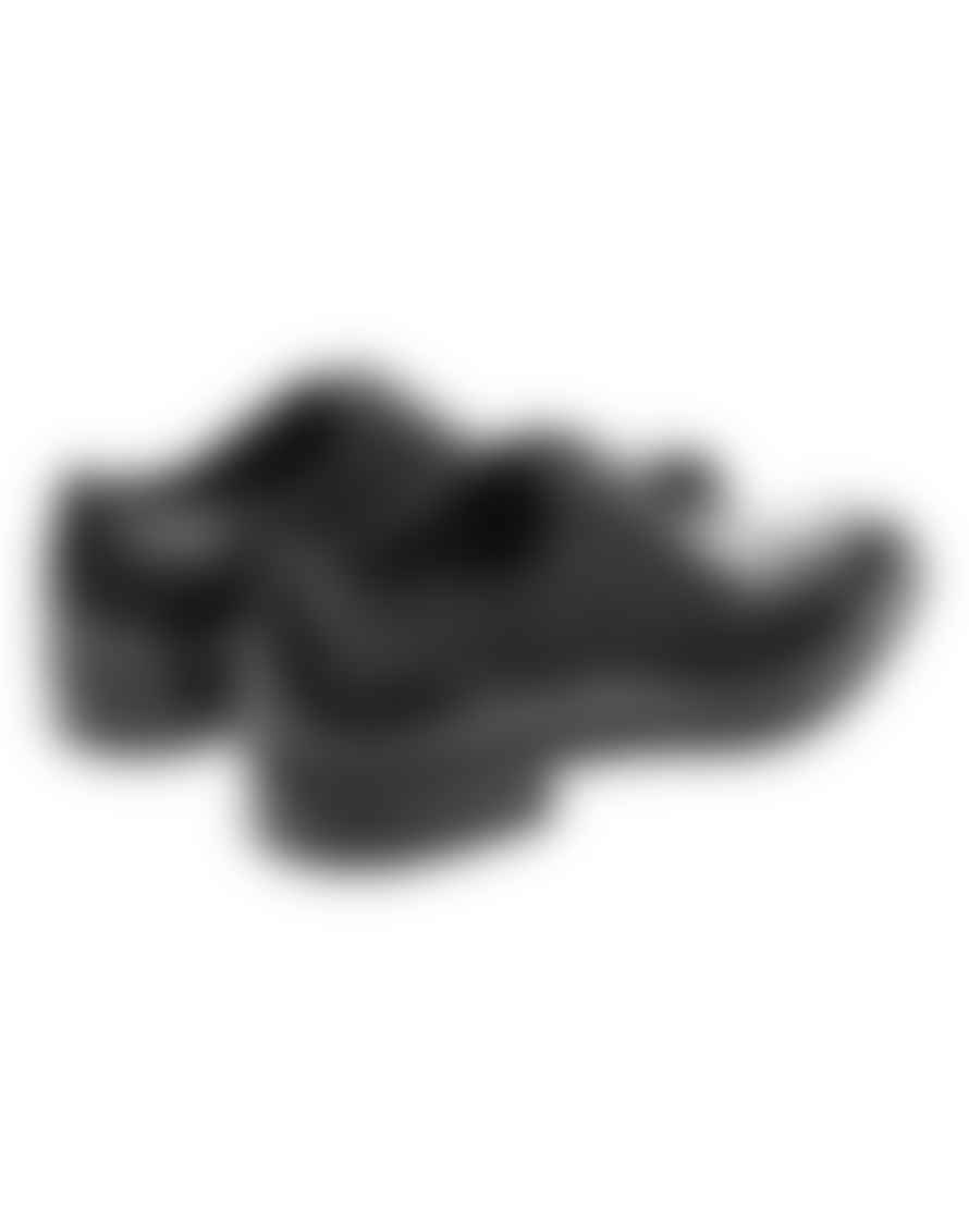 John White Melton Grain Derby Shoes - Black