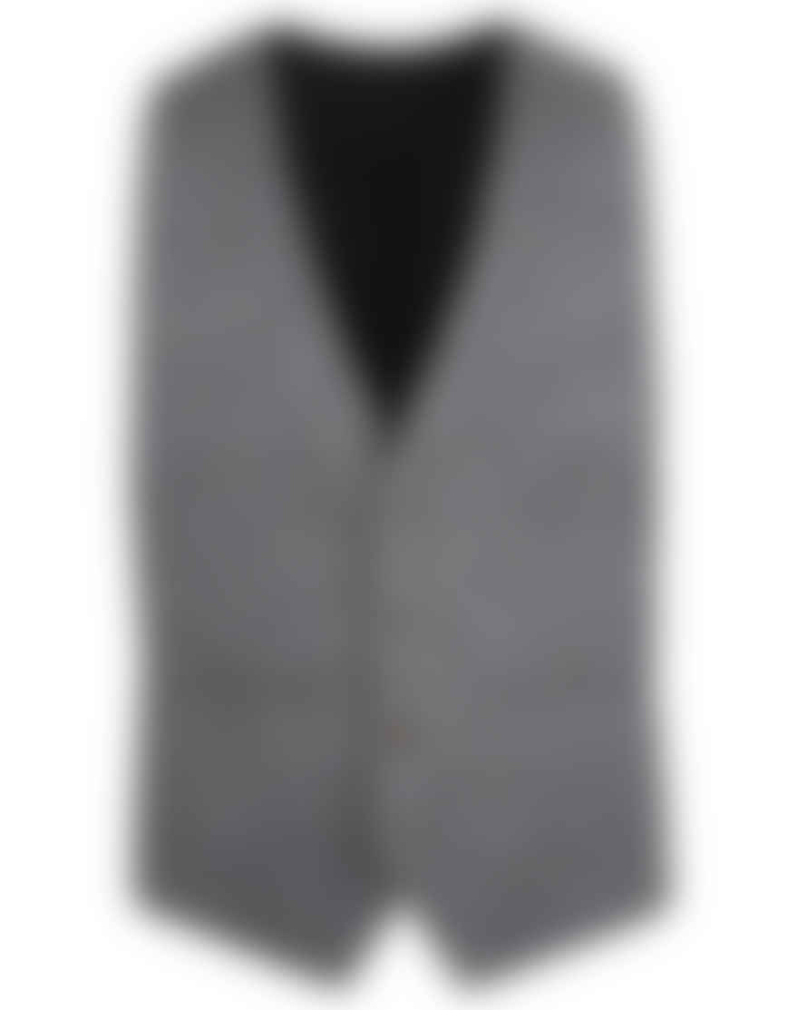 Torre Donegal Tweed Suit Waistcoat - Grey