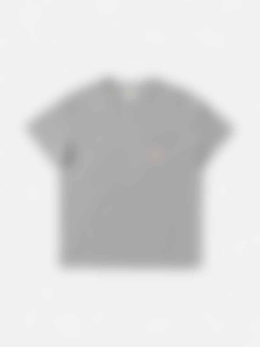 Nudie Jeans T-shirt Leffe Pocket Greymelange