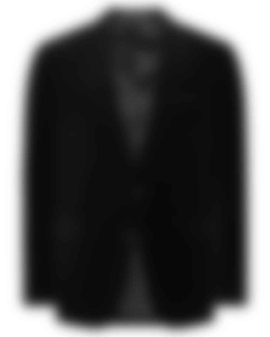 Remus Uomo Monti Velvet Suit Jacket - Black