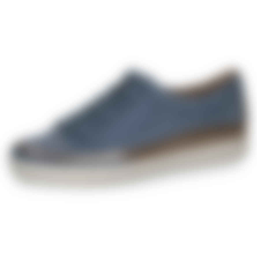 Caprice Manou Trainers In Blue Suede