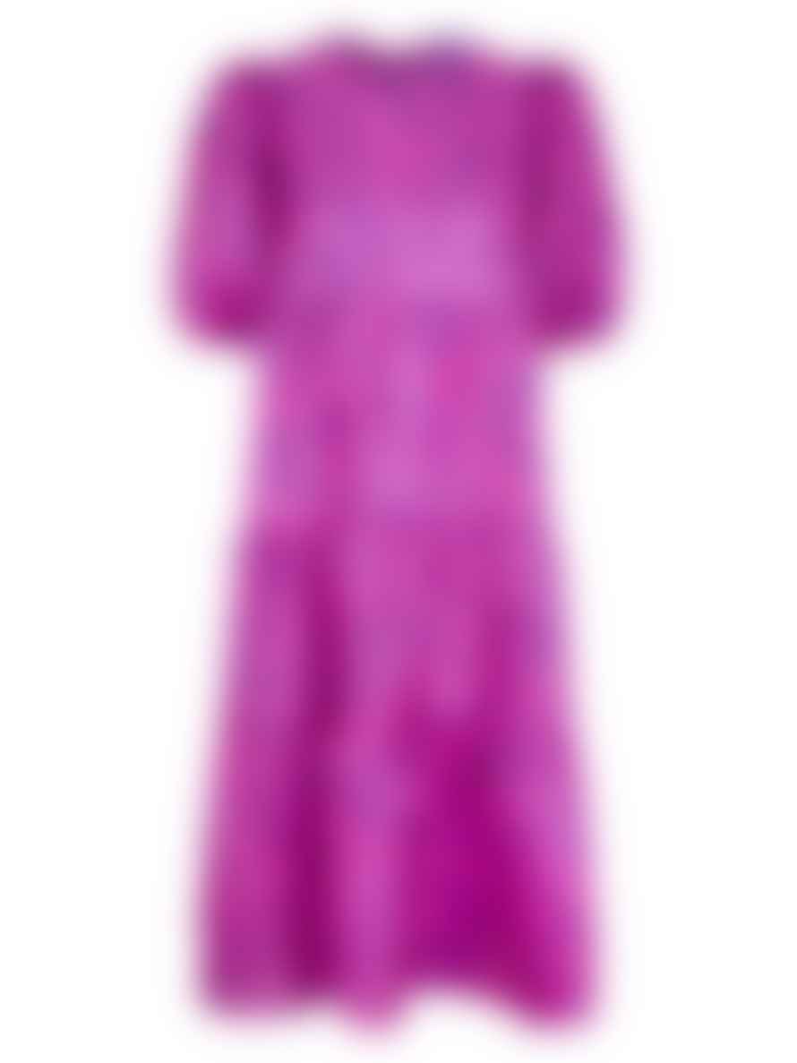 Cras Purple Multi Hearts Lili Dress