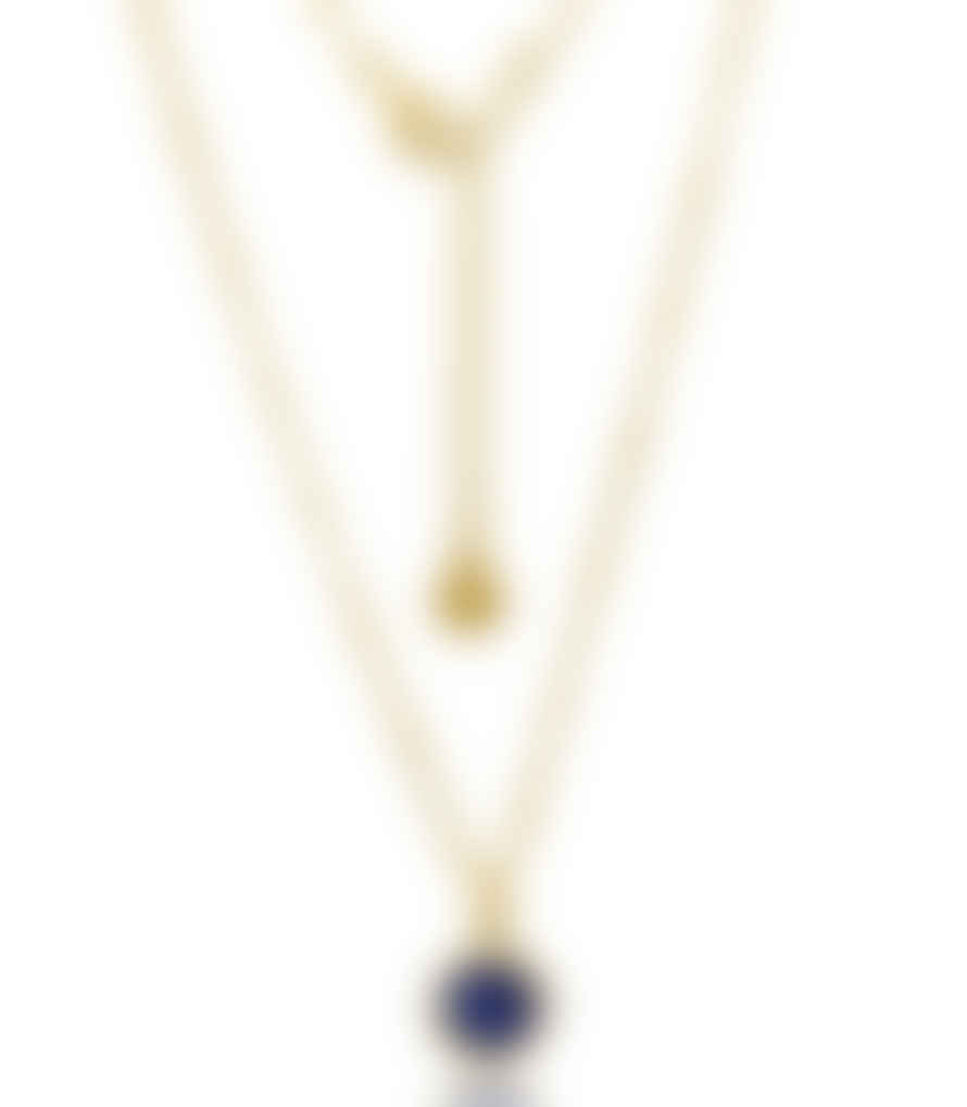 AZUNI LONDON Nyla Pendant Necklace Gold