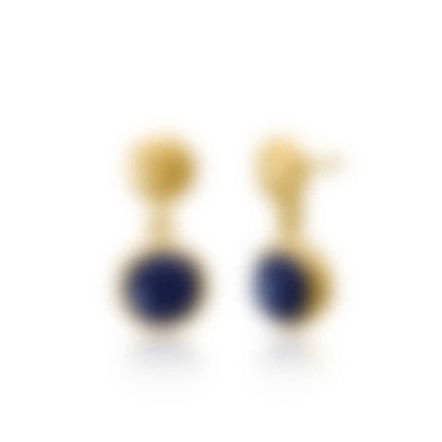 AZUNI LONDON Nyla Gemstone Earrings Gold