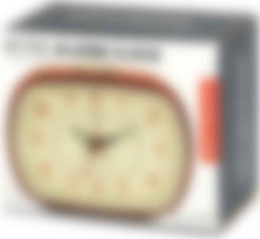 Kikkerland Design Red Retro Alarm Clock 