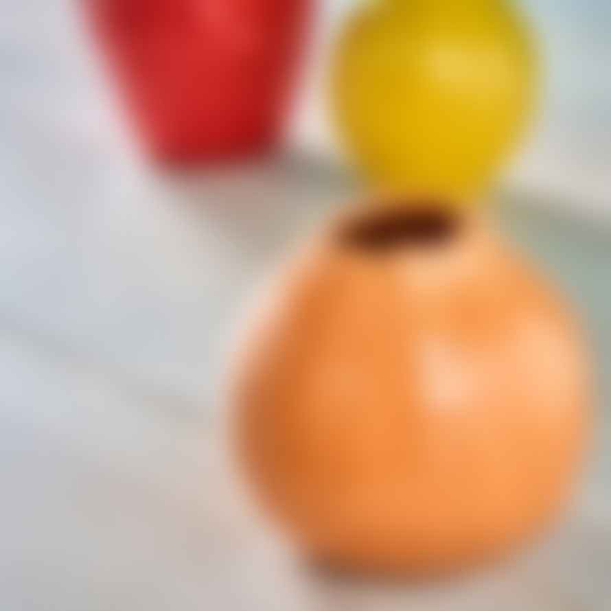 Werner Voss Orange Shaped Vase