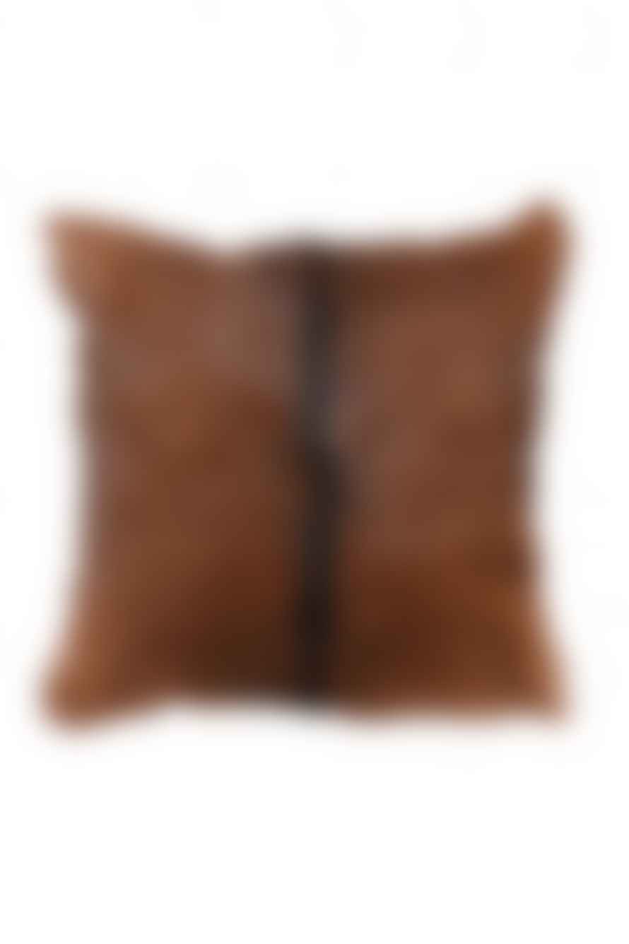 The Home Collection Natural Brown Goat Fur Cushion
