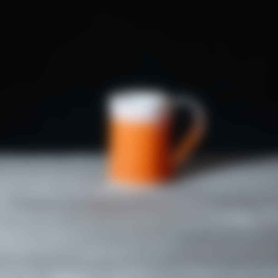 Richard Pomeroy Porcelain Tea Mug - Sunset Orange