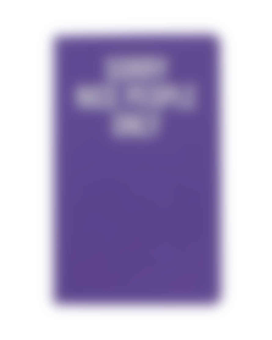 WeAct Company Sorry Nice People Only A5 Lined Notebook - Purple