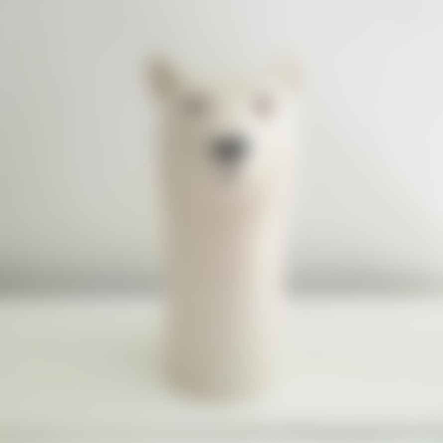 Quail Ceramics Polar Bear Vase