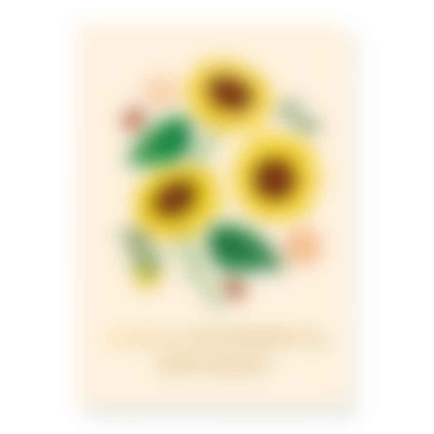 Stormy Knight Sunflower Birthday - Seed Stick Card