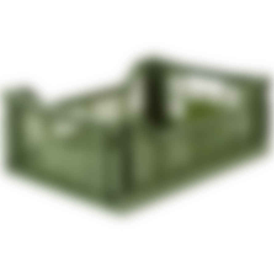 AYKASA - Medium Folding Storage Crate: Khaki