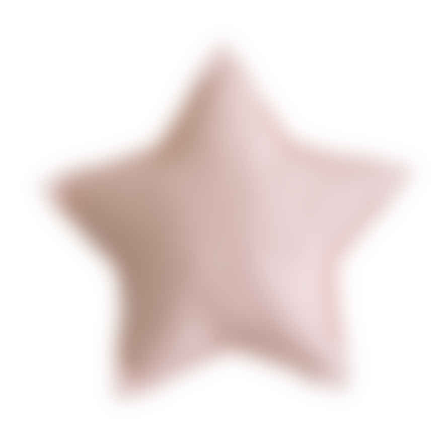 Alimrose Linen Star Pillow 40cm Pink