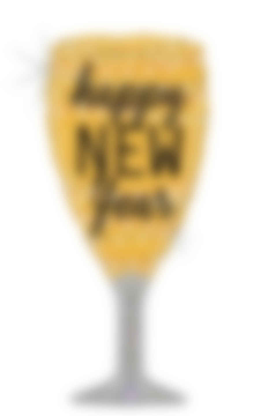Foil New Year Champagne Glass