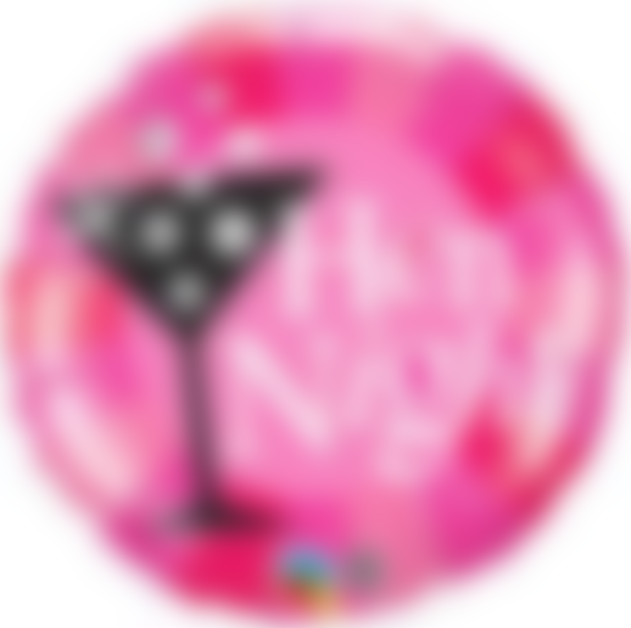 thepartyville Qualatex 15828 18" Hen Night Pink Round Foil Balloon 01ct