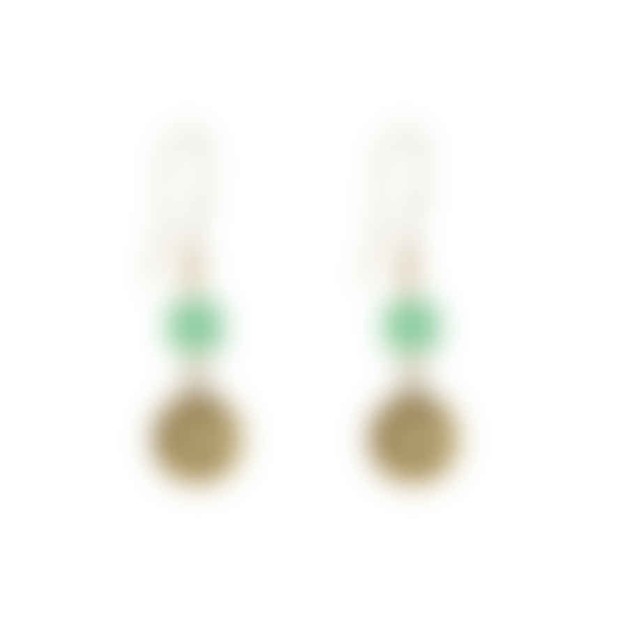 Just Trade  River Earrings - Green