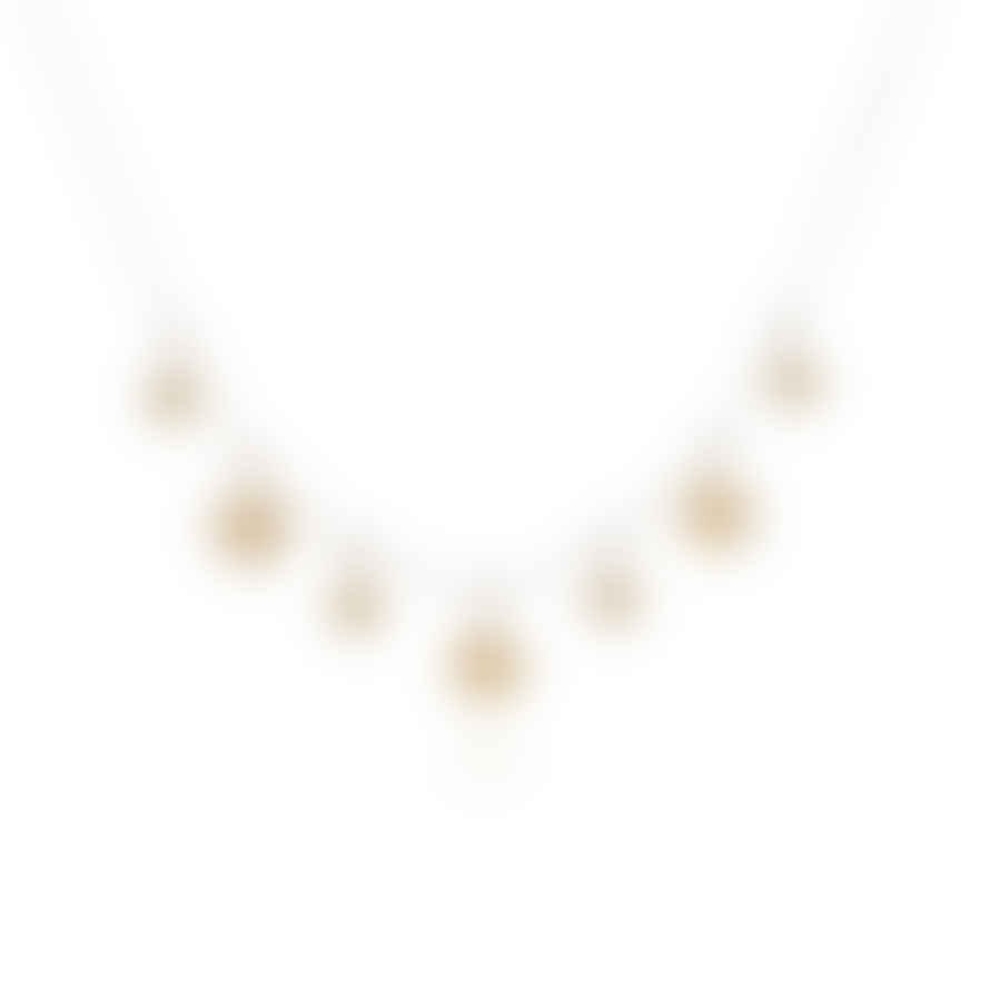 Anna Beck Minil Disc Charm Necklace Gold