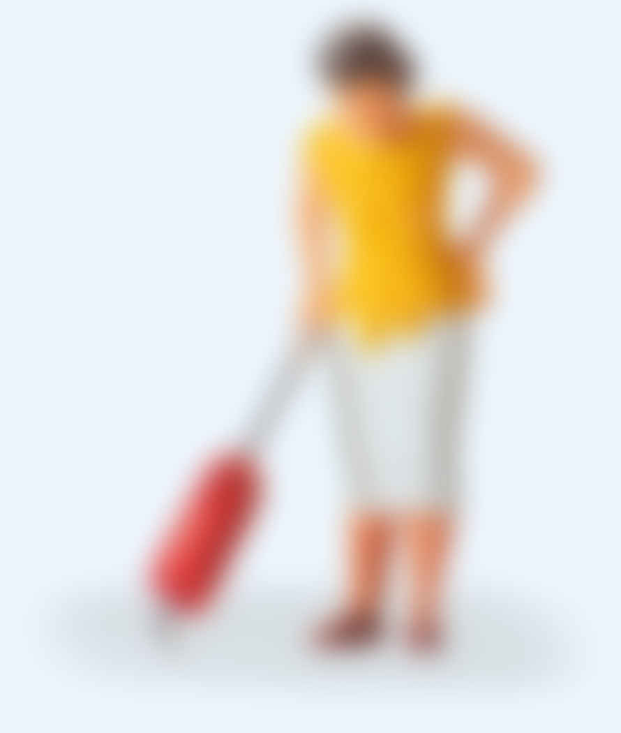 Botanical Boys Woman With Vacuum Cleaner Figure