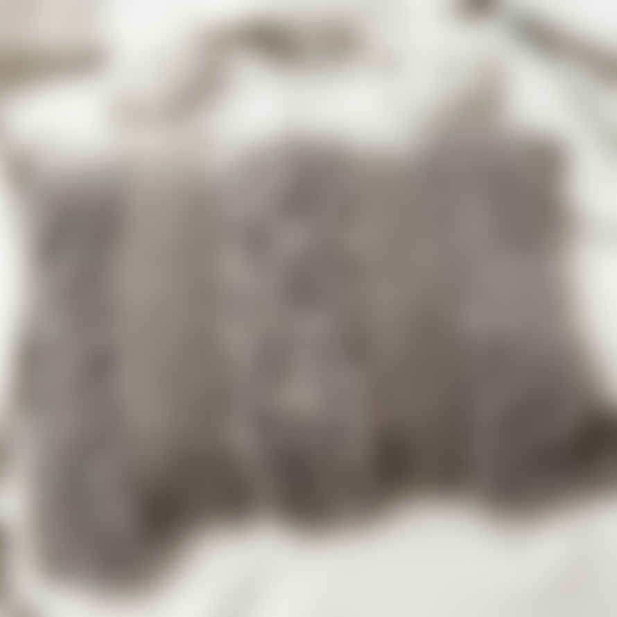 Beldi Maison Grey Handira Cushion 60 X 40cm