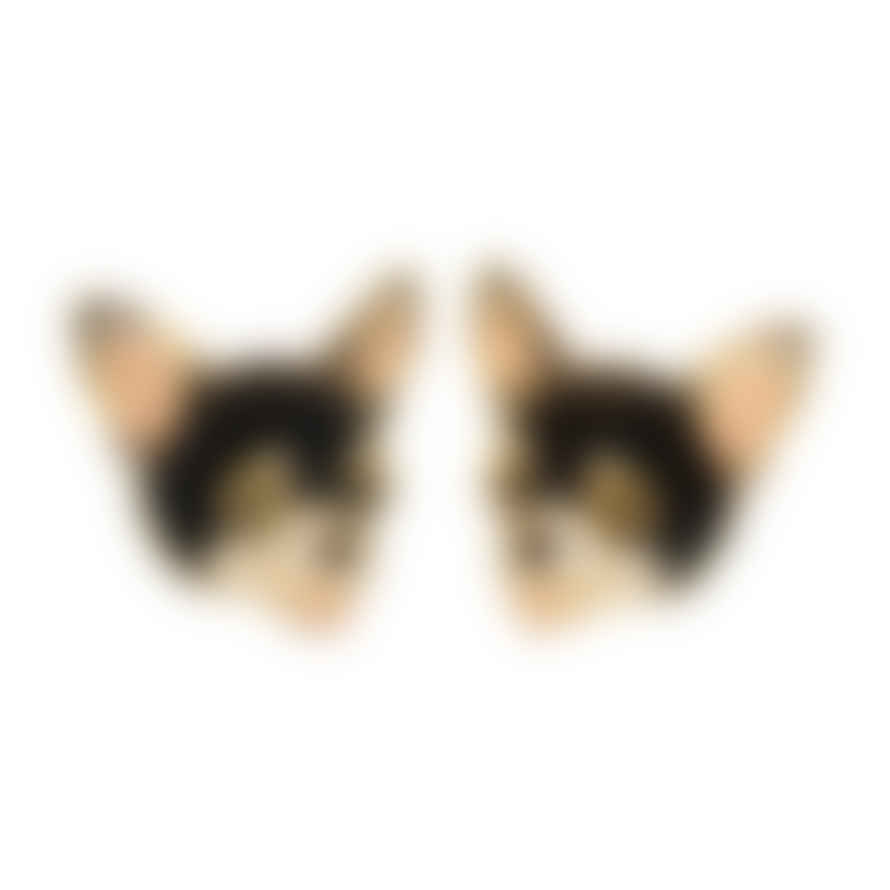 Acorn & Will Lino Chihuahua Enamel Earrings