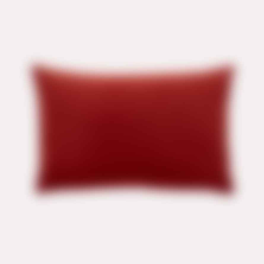 Hubsch Cushion Duo 60x40 Lilac-Red Corduroy