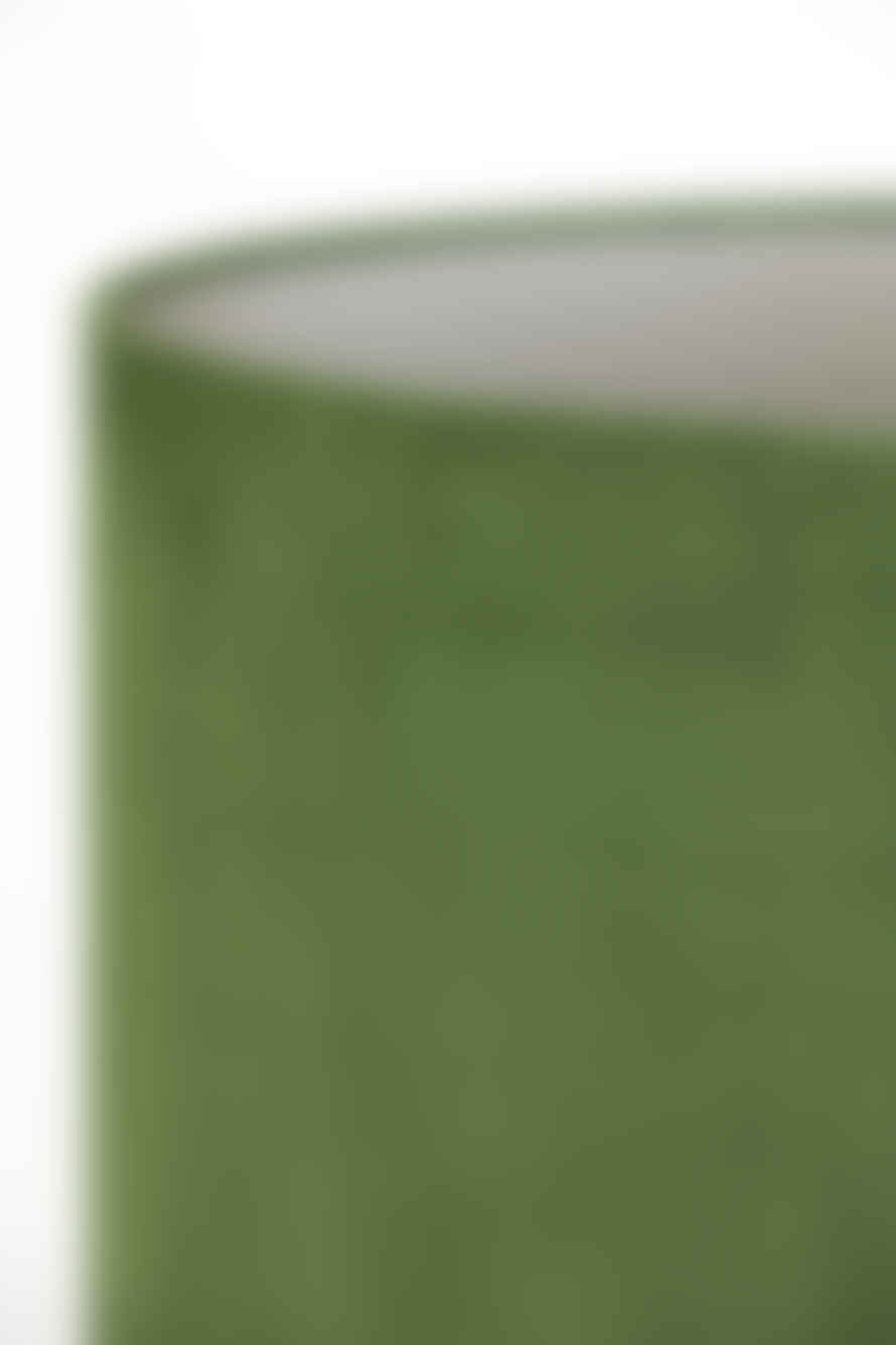 Light & Living 58cm Dusty Green Velour Oval Lampshade